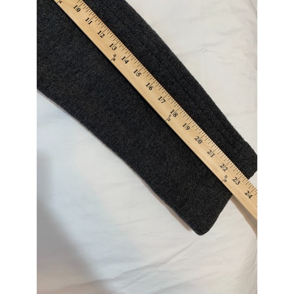 J Crew Vintage 90s Boiled Wool Jacket / Dark Gray Driving Jacket / Size PL - Picture 12 of 14